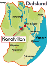 Paddla kanot i Dalsland hos Kanalvillan! Kombinera med boende, fiske